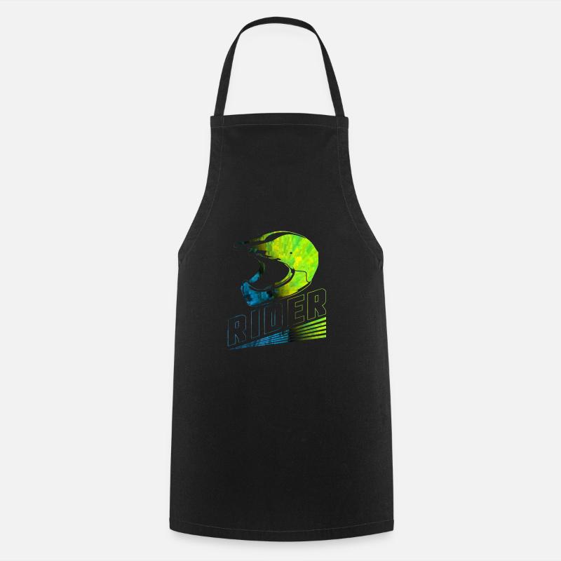 Motocross - Cooking Apron - black