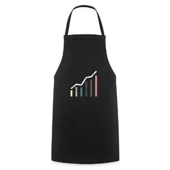Shares - Cooking Apron - black - Front - AI Model Male 185 dark (185cm)