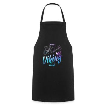 Viking - Cooking Apron - black - Front - AI Model Male 185 dark (185cm)