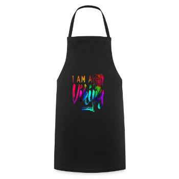 Viking - Cooking Apron - black - Front - AI Model Male 185 dark (185cm)