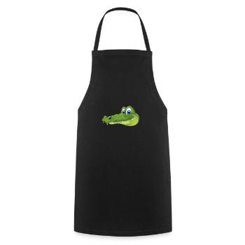 Alligator - Cooking Apron - black - Front - AI Model Male 185 dark (185cm)
