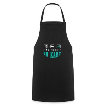 Go Kart - Cooking Apron - black - Front - AI Model Male 185 dark (185cm)