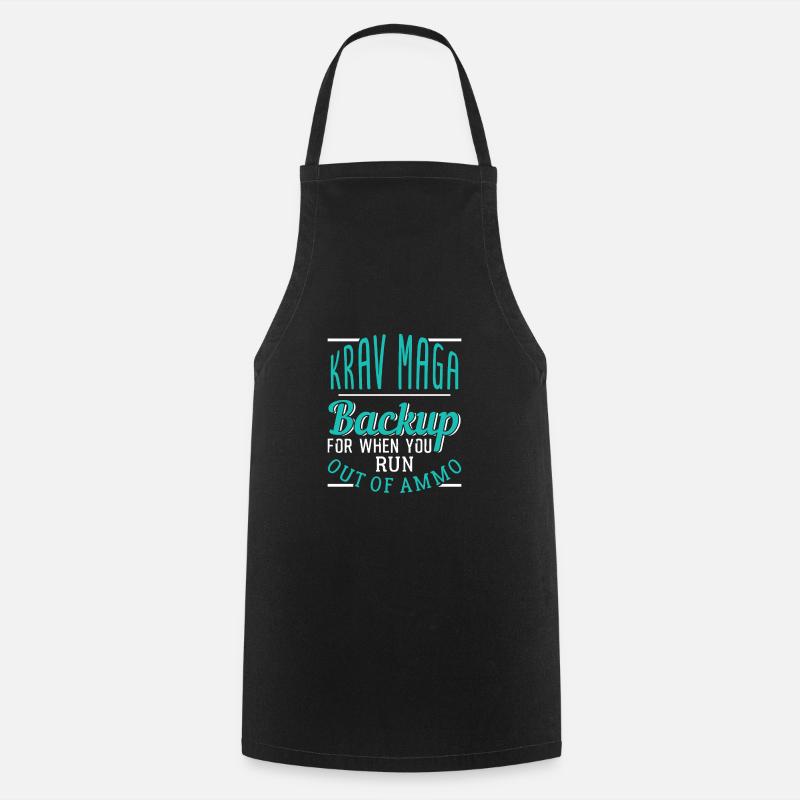Krav Maga - Cooking Apron - black