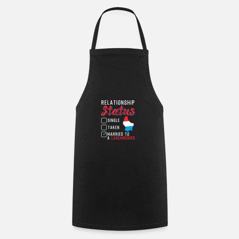Luxembourg - Tablier de cuisine - noir