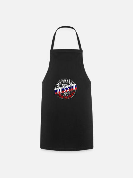 Russie - Tablier de cuisine - noir