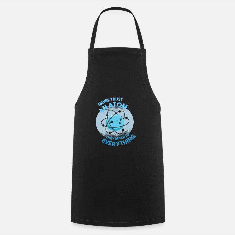 Atom science - Cooking Apron - black
