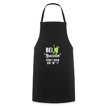Rum Cola Party Alkohol Spruch Geschenk - Kochschürze - Schwarz - Vorne - AI Model Male 185 dark (185cm)
