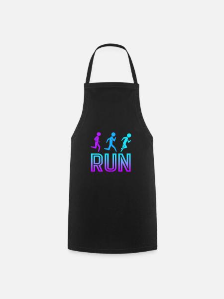 Marathon Marathon Runner - Cooking Apron - black