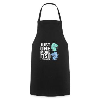Aquarium Aquarist - Cooking Apron - black - Front - AI Model Male 185 dark (185cm)