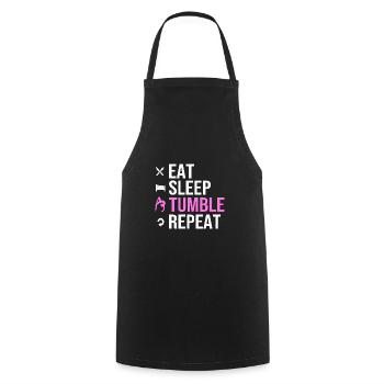 gymnast - Cooking Apron - black - Front - AI Model Male 185 dark (185cm)