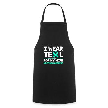 Sensibilisation au SOPK - Tablier de cuisine - noir - Devant - AI Model Male 185 dark (185cm)