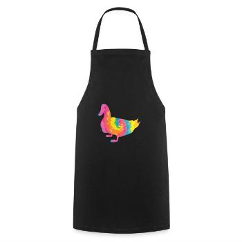 Ducks - Cooking Apron - black - Front - AI Model Male 185 dark (185cm)
