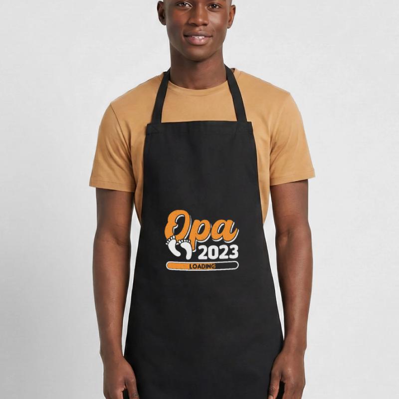 Werdender Opa 2023 Opa loading Geschenk Kochschürze