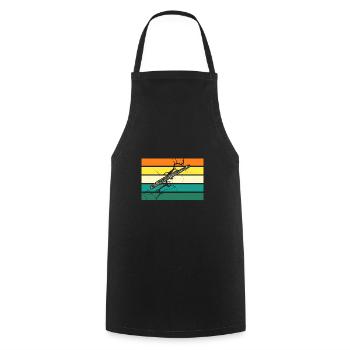 Flute player - Cooking Apron - black - Front - AI Model Male 185 dark (185cm)