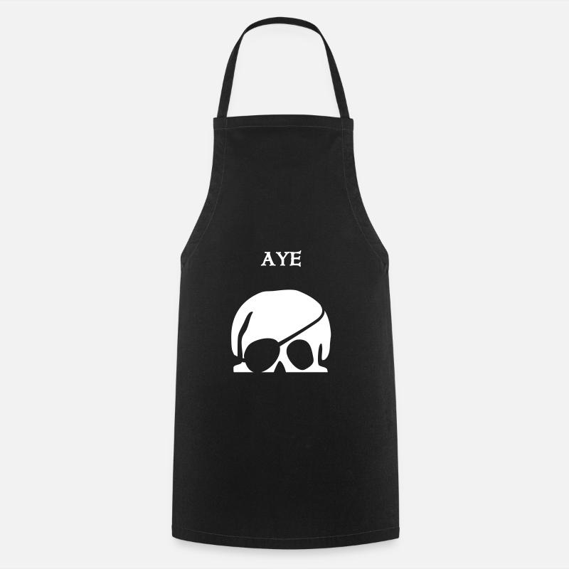 Aye ~ ~ - Cooking Apron - black