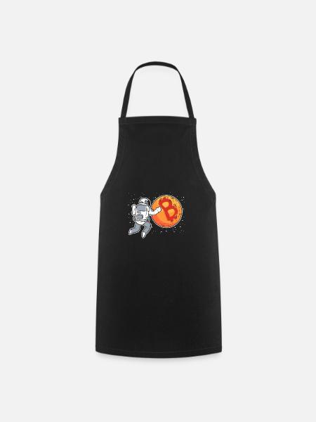 Bitcoin - Tablier de cuisine - noir