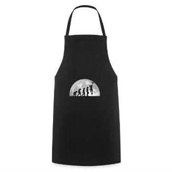 Basketball Players Evolution Basketball - Cooking Apron - black - Front - AI Model Male 185 dark (185cm)