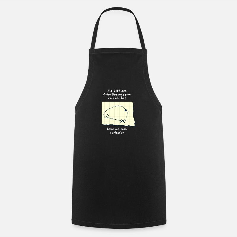 sens de la direction - Tablier de cuisine - noir