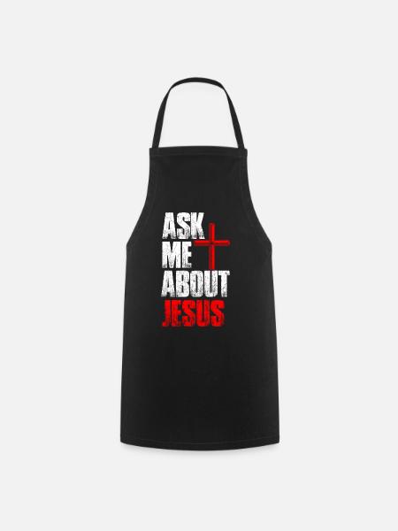 Jesus - Forklæde - sort
