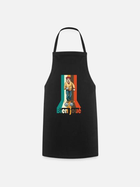 Petanque Petanque Geschenke für einen Petanque - Kochschürze - Schwarz