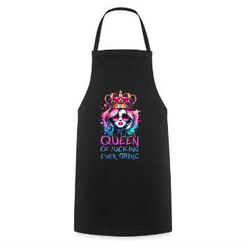 Königin Von Allem Mit Attitüde Und Stil - Cooking Apron - black - Front - AI Model Male 185 dark (185cm)