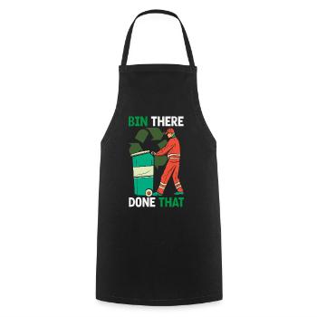 Garbage Day is my favorite day - Cooking Apron - black - Front - AI Model Male 185 dark (185cm)
