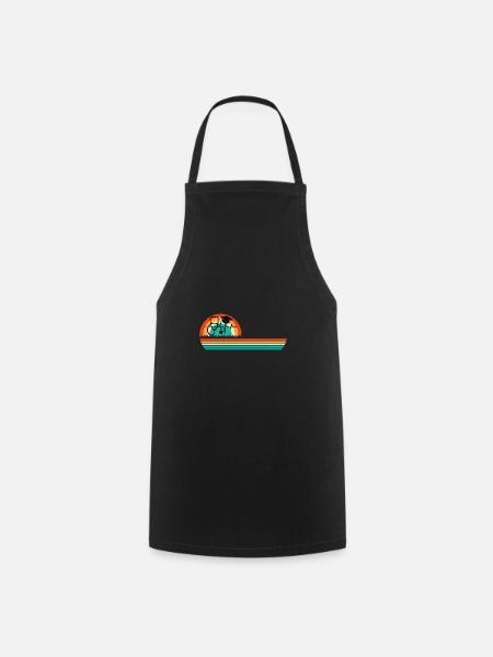 Nurse Design Retro Color - Cooking Apron - black