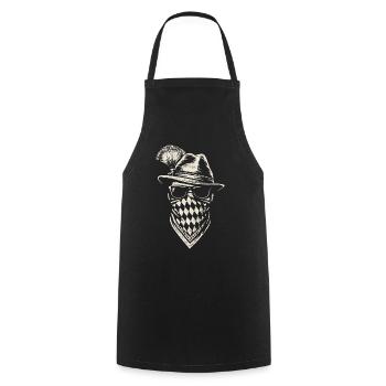 Grantler - Bavarois, chapiteau, bière et plaisir - Tablier de cuisine - noir - Devant - AI Model Male 185 dark (185cm)