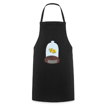missing peas - Cooking Apron - black - Front - AI Model Male 185 dark (185cm)