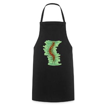 poisonous scolopender centipede creepy-crawler - Cooking Apron - black - Front - AI Model Male 185 dark (185cm)