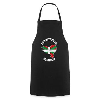 sons of euskal herria 6 - Cooking Apron - black - Front - AI Model Male 185 dark (185cm)