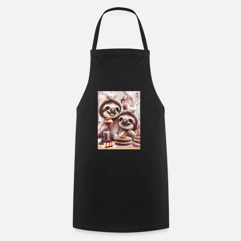 KUCHEN SLOTH - Kochschürze - Schwarz