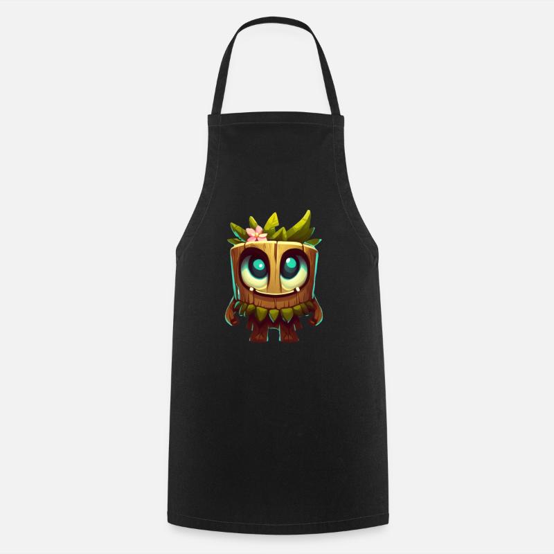 KiddyTiki - Tablier de cuisine - noir