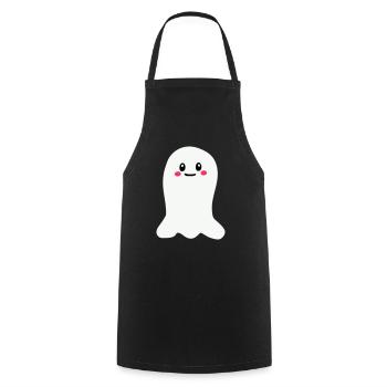Fantôme - Tablier de cuisine - noir - Devant - AI Model Male 185 dark (185cm)