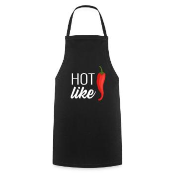 Hot like Chili sexy Girl Boy spicy horny - Cooking Apron - black - Front - AI Model Male 185 dark (185cm)