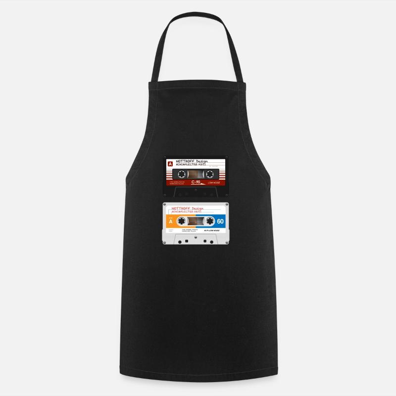 Tapes Minimalectro - Cooking Apron - black