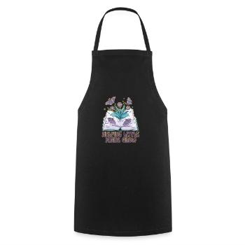 Wildflowers Teacher School Hilfe Für Die - Kochschürze - Schwarz - Vorne - AI Model Male 185 dark (185cm)