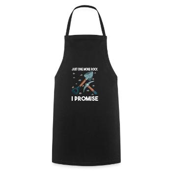 Juste une pierre de plus que je promets : le choix parfait pour - Tablier de cuisine - noir - Devant - AI Model Male 185 dark (185cm)