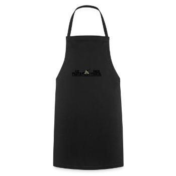 Eat Pasta Swim Fasta Lustiger Wassersport Slogan - Kochschürze - Schwarz - Vorne - AI Model Male 185 dark (185cm)