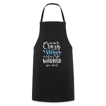 Zodiac sign September Element Zodiac - Cooking Apron - black - Front - AI Model Male 185 dark (185cm)