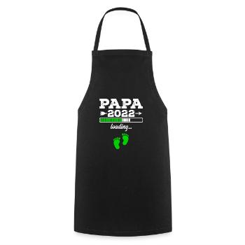 Meilleur papa 2022 Chargement de l'annonce de papa Grand-père fier - Tablier de cuisine - noir - Devant - AI Model Male 185 dark (185cm)