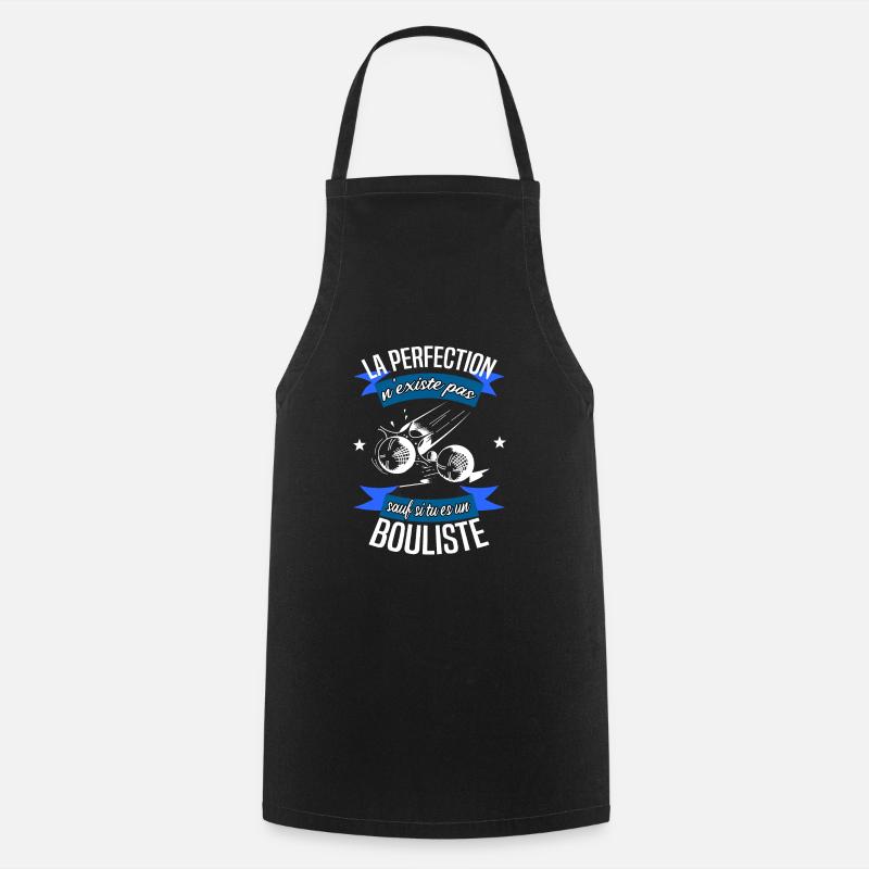 Bouliste pétanque - Tablier de cuisine - noir