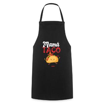 mama taco Taco Tacos mexikanisches Essen Geschenk - Kochschürze - Schwarz - Vorne - AI Model Male 185 dark (185cm)