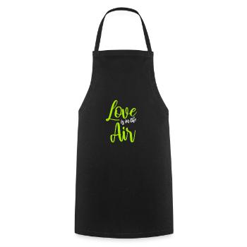 Love is in the Air T-Shirt - Kochschürze - Schwarz - Vorne - AI Model Male 185 dark (185cm)