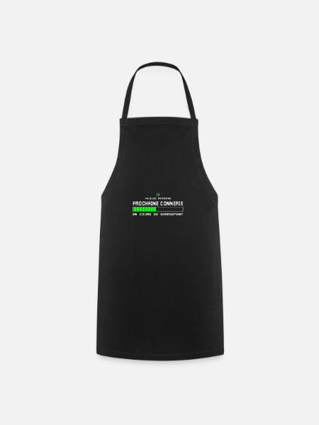 Nächstes Laden - Kochschürze - Schwarz