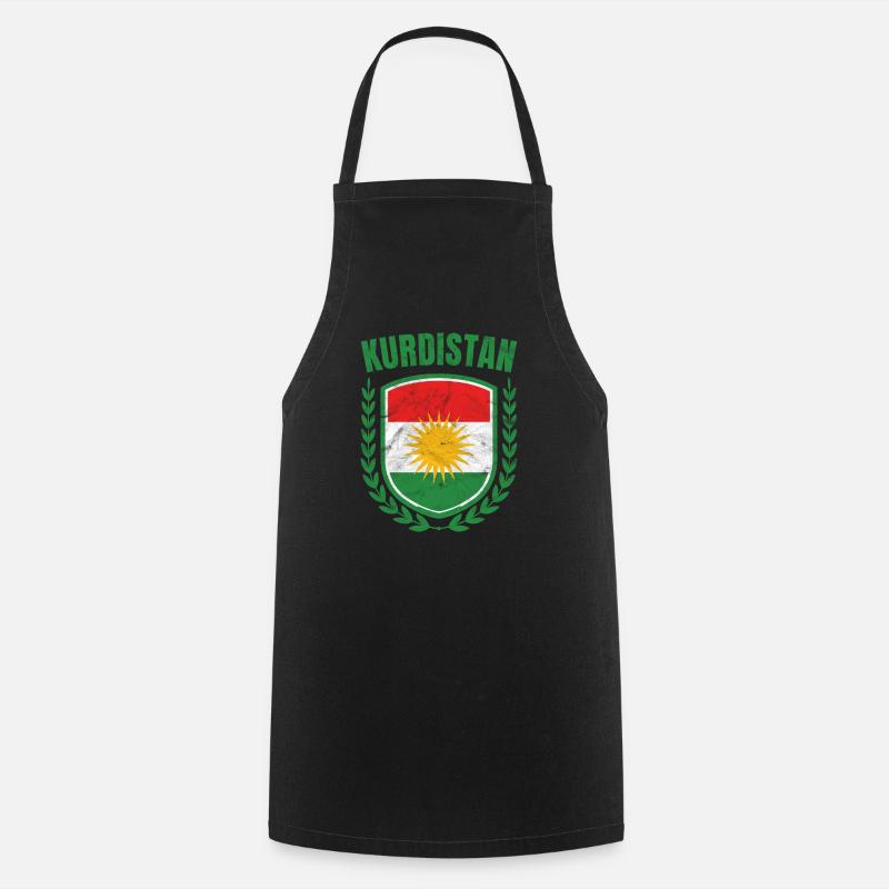 Kurdistan - Tablier de cuisine - noir