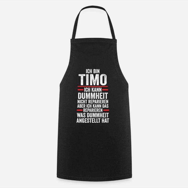 Timo - Kochschürze - Schwarz