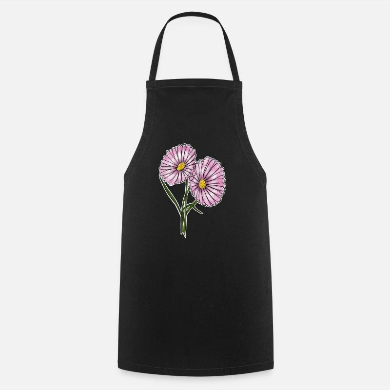 Pâquerette - Tablier de cuisine - noir