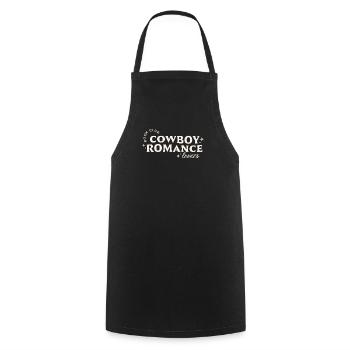 Cowboy romance livres cowgirls aesthetic - Tablier de cuisine - noir - Devant - AI Model Male 185 dark (185cm)