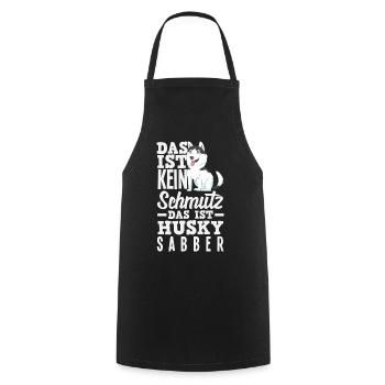 Drôle Husky Husky Propriétaire Husky Propriétaire Cadeau - Tablier de cuisine - noir - Devant - AI Model Male 185 dark (185cm)